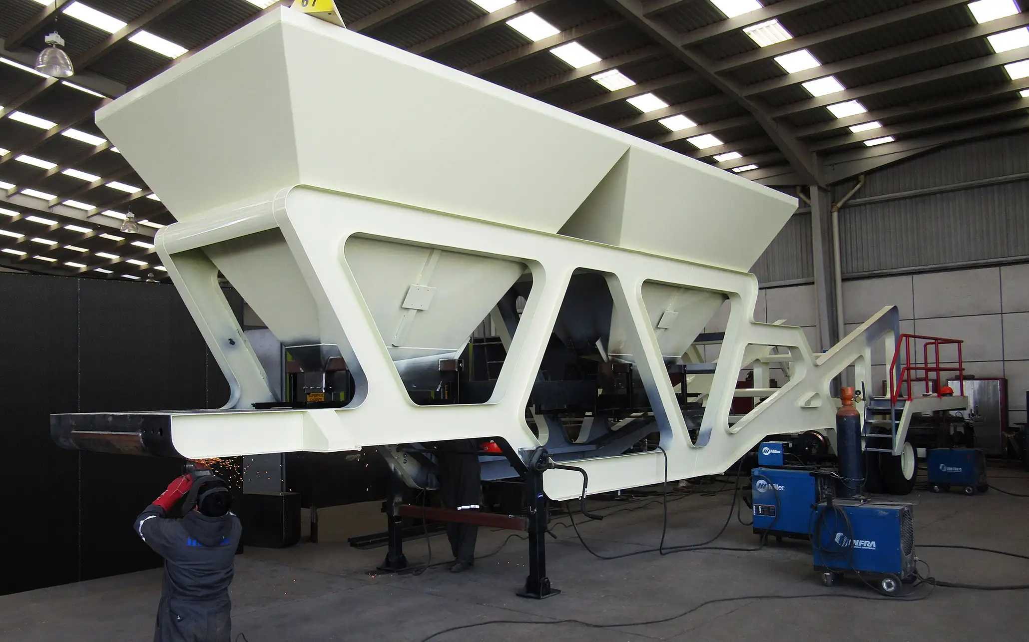 Fabricación de planta de mezcla en frío