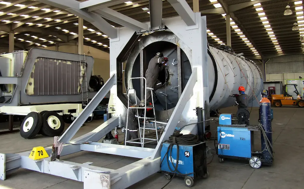 Fabricación de silo
