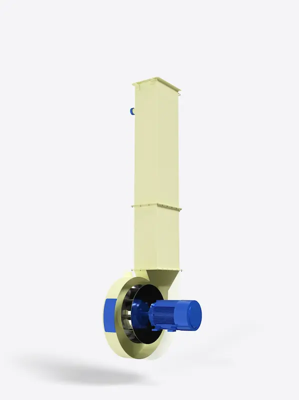 Actualizamos el extractor de gases para reducir el ruido, mejorar la eficiencia y utilizar transmisión directa para un menor mantenimiento.