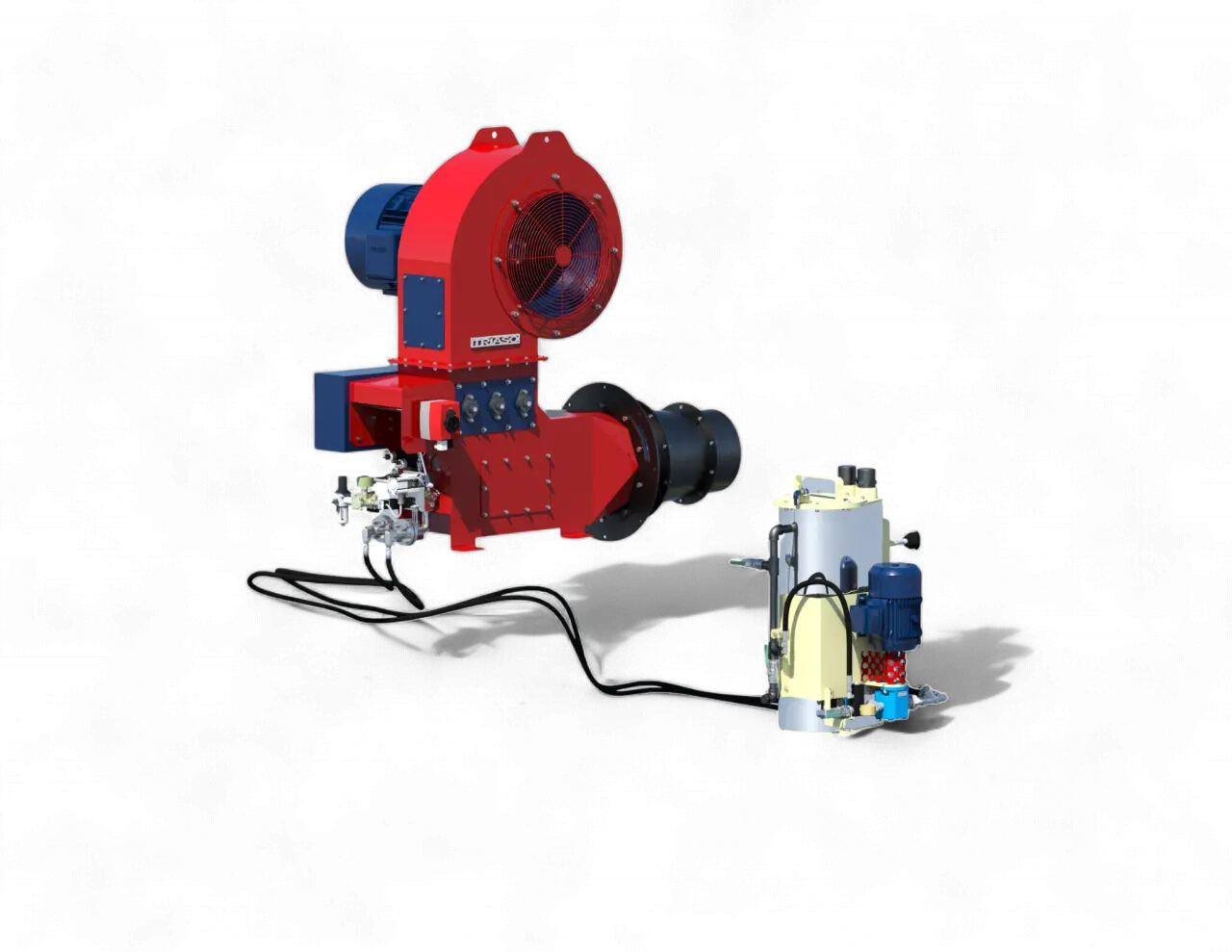 Presentamos nuestro quemador actual “Total Air”, equipado con un precalentador de combustible para quemar de forma eficiente combustibles de mayor viscosidad.