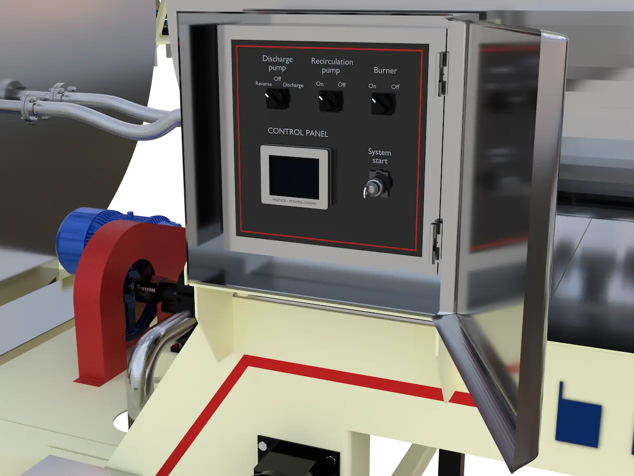 Implementamos un sistema de control computarizado opcional en nuestros tanques de asfalto para el monitoreo de inventario y la prevención de pérdidas.